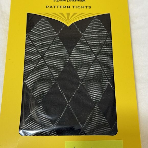 Sam Edelman Circus New York tights argyle print size Medium - Picture 3 of 10